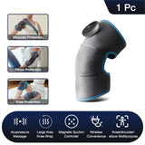 1/2Pcs Electric Leg Arthritis Elbow Joint Physiotherapy Healthcare Accessories Heating Knee Massager Shoulder Vibrating Massage Pad Pain Relief Therapy 1PCS