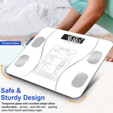Smart Weight Scale , Body Fat Scale, Bluetooth Smart Body Weight Scale, Wireless Digital Bathroom Scale with Smartphone App