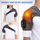 Electric Shoulder Massager Heating Pad Vibration Massage Support Belt Arthritis Pain Relief Shoulder Thermal Physiotherapy Brace